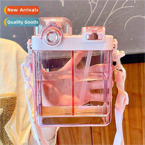 Summer high-color value double drinking cup with adjustable