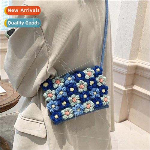 2022 new fashion Korean 适用eign lovely small flowers woven