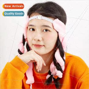 Headband Octopus Curling Heatless Large Velvet Band Coral