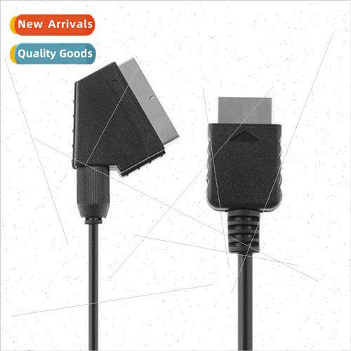 PAL  PS/PS2/PS3 SCART broom head cable PS2 PS3 RGB cable 1.8