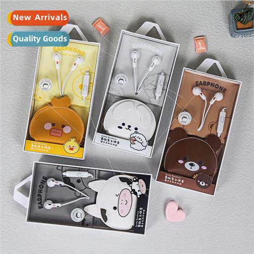 Mini cartoon wireless bluetooth binaural stereo noise reduct