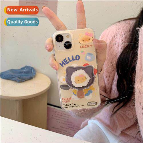 Creative cute omelette kt cat 14ProMax girl iPhone12 适用 Ap