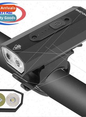New dual T6 bike headlight USB charging outdoor waterproof c