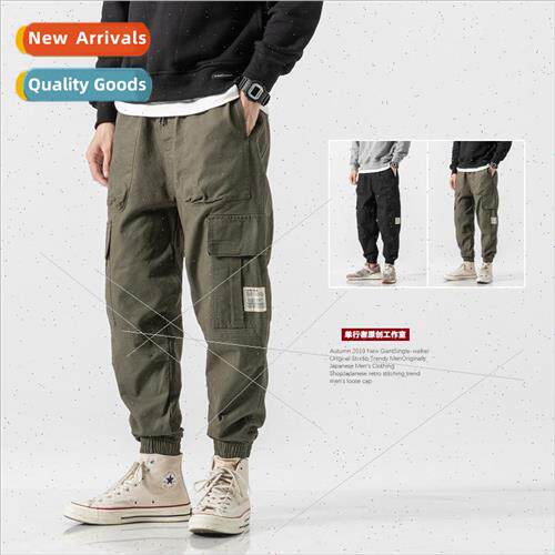 American retro work pants mens spring and fall ins  hundred