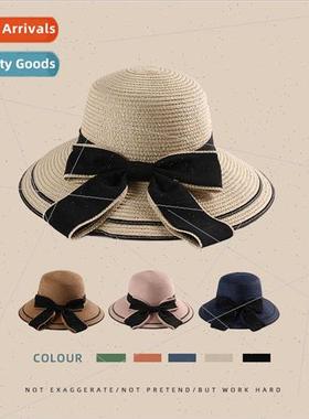 Straw Hat Beach Women Summer Outdoor Outing Vacation Sun Sha