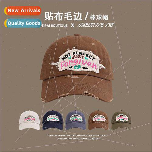 Baseball cap letters embroidery hundred hats students couple
