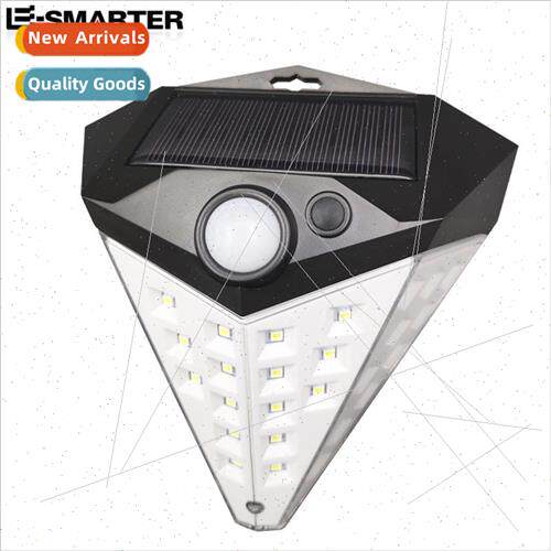 LED Solar Sensor Set ght Triangle Diamond Body Intelligent S