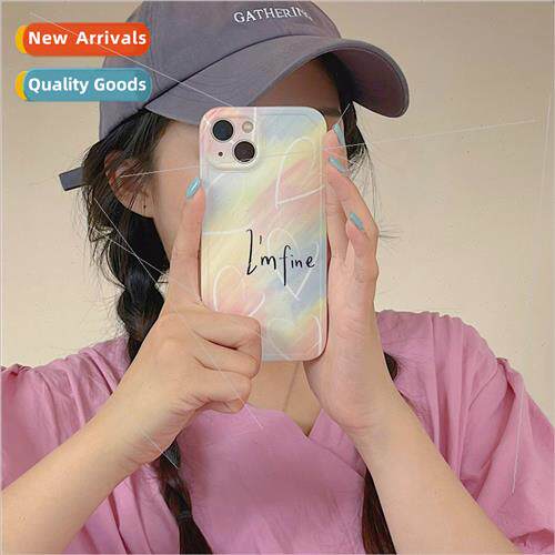 Niche love graffiti English 适用 iPhone 12 case 13ProMax App