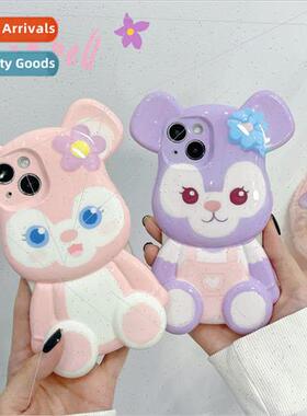 适用 iphone13pro max cute cartoon doll apple 12 phone case 1