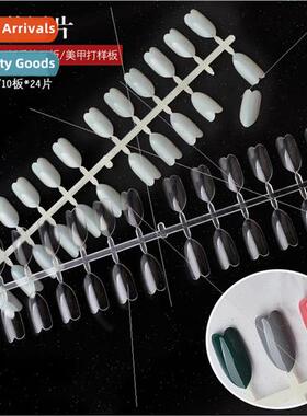 Nail art nails to make s plate practice display plate Japane
