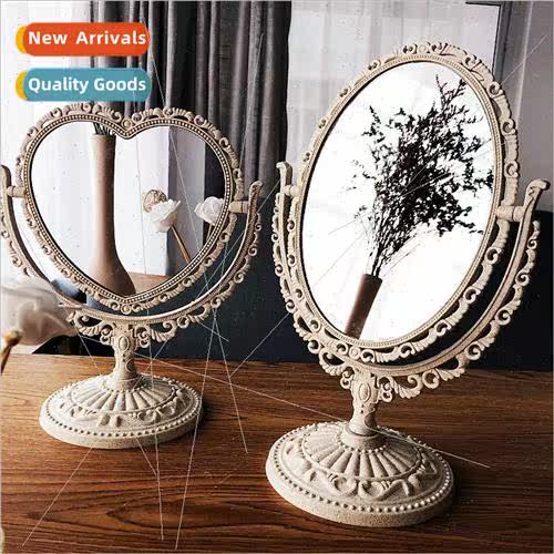 retro desktop desktop double sided makeup mirror dormitory r