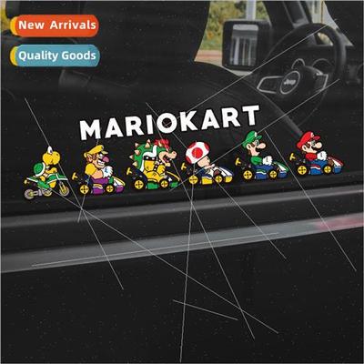 Super Mario Mario creative cute game car stickers motorcycle