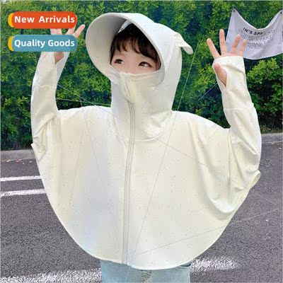 Childrens sunscreen clothing female summer anti-ultraviolet