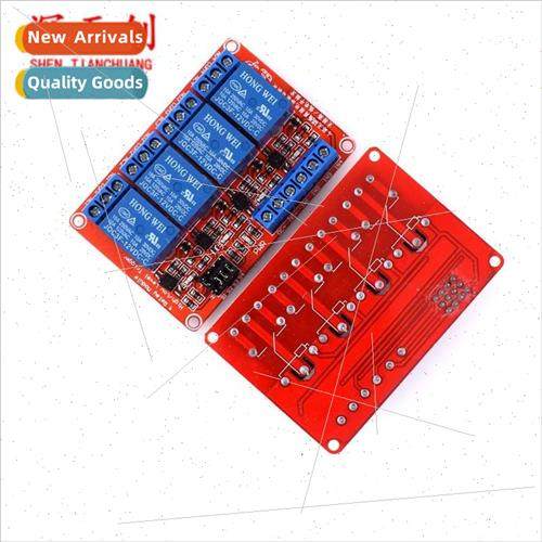 4-way 12V Relay Module High-Low Level Trigger Relay Expansio