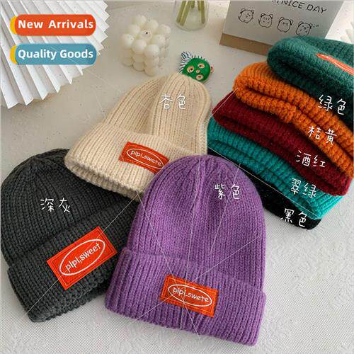 The of the Korean  of the wool hat autumn and winter knitted