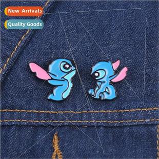 cute personalized Stitch brooch Star creative Cartoon
