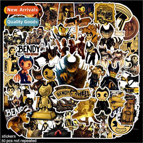 50 Bandy and Darkness Revival Evil Game Stickers ery Laptop