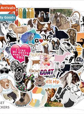 50 new goat Capra hircus graffiti stickers helmet laptop lug