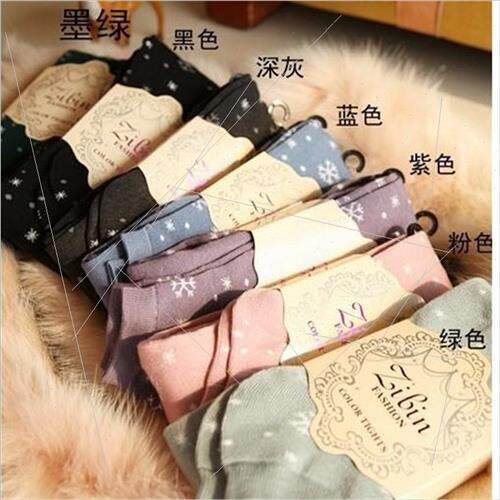 Korean romantic size snowflake fall and winter cotton thin f