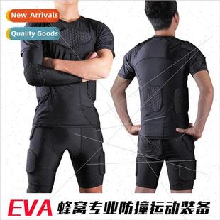 Basketball Soccer Softball Rugby Pants Guard Tights Set Rash