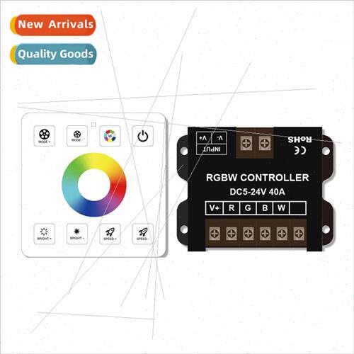 RF Iron Shell 86 Touch Panel RGBW Controller High Power Colo