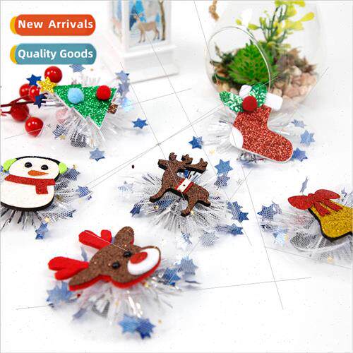 New Christmas decorative hair clips holiday party snowman el
