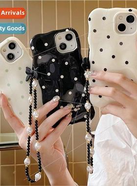 Simple white background full of polka dots 适用 Apple 14ProM