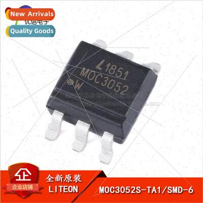 New al Genuine MOC3052S-TA1/SMD-6 Triac Output Photocoupler