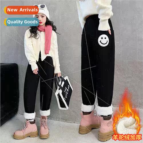 Girls jeans fall and winter outside girls middle and large c