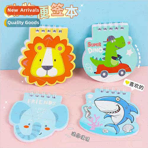 Cartoon animal shaped coil book cute portable pocket book up