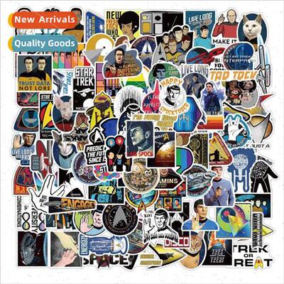 100 Sci-Fi Movie Star Trek Cartoon Doodle Stickers Motorcycl