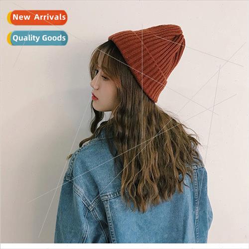 Hat womens fall and winter couple hundred with woolen cap me