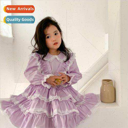 Spring and Autumn Childrens Lolita girls dress doll collar s