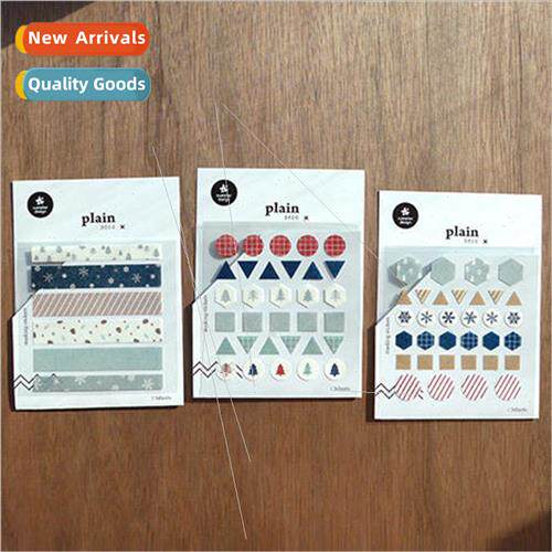 Fresh Solid Color Decorative Stickers Marking Accents Round