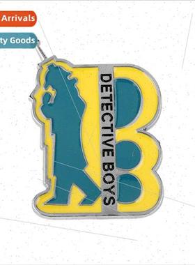 Anime  Detective Conan brooch Conan communicator metal badge