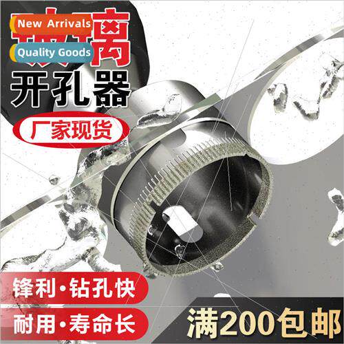 glass hole opener gold steel sand tile ceramic marble hole o