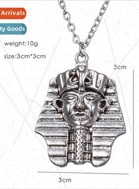 Vintage Egyptian Pharaoh Pendant Hip Hop Necklace Men Hipste