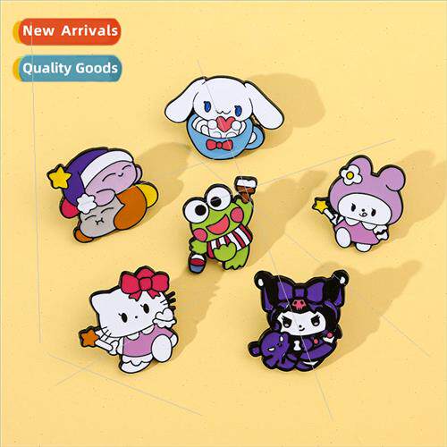 Creative cartoon Sanrio cute Japanese brooch KT cat Melody K