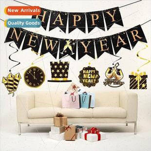 letter tag party New spiral Year Happy 2024 pull