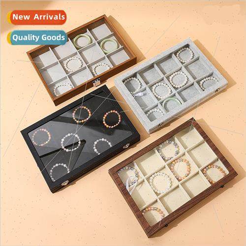 With lid dustproof jewelry box bracelet organizer box let go