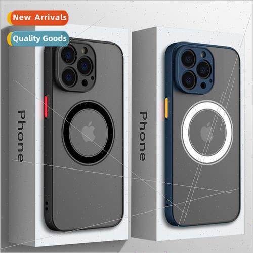 适用 iphone15promax phone case magnetic wireless charging ap