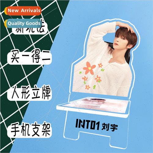 u Yu Star Acrylic Human Stand amp; Cell Phone Holder 2-in-1