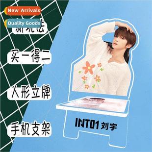 u Yu Star Acrylic Human Stand amp; Cell Phone Holder 2-in-1