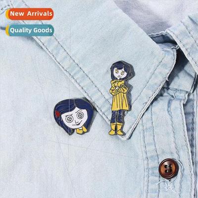 New Ghost Mom Brooch Horror Anime Pin Badge Alloy Jewelry