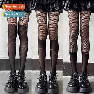 bare legs Goddess Patchwork fall black female spri stockings