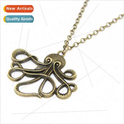 Pirates Of The Caribbean Octopus Octopus Pendant Necklace