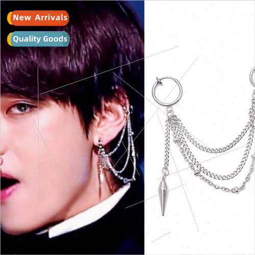 Bangtan Boys V Kim Tae-heung Multi-Layer Earrings 适用 Stude