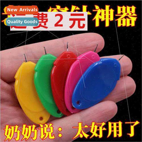 Home thumb colorful needle threader handmade sewing accessor