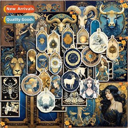 Handbook Sticker Pack Zodiac Theme Pack Material Paper Mixed