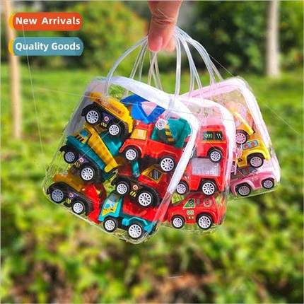 Pull back car set of childrens mini engineering car car mode